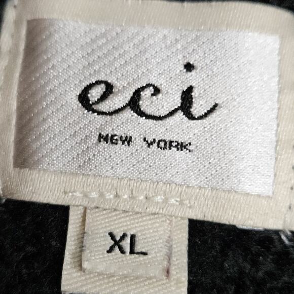 Black Cardigan Sweater Size XL - Picture 3 of 4